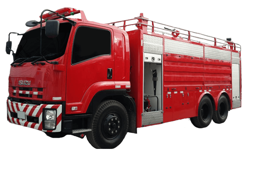 รถบรรทุกน้ำดับเพลิงพร้อมระบบฉีดโฟม