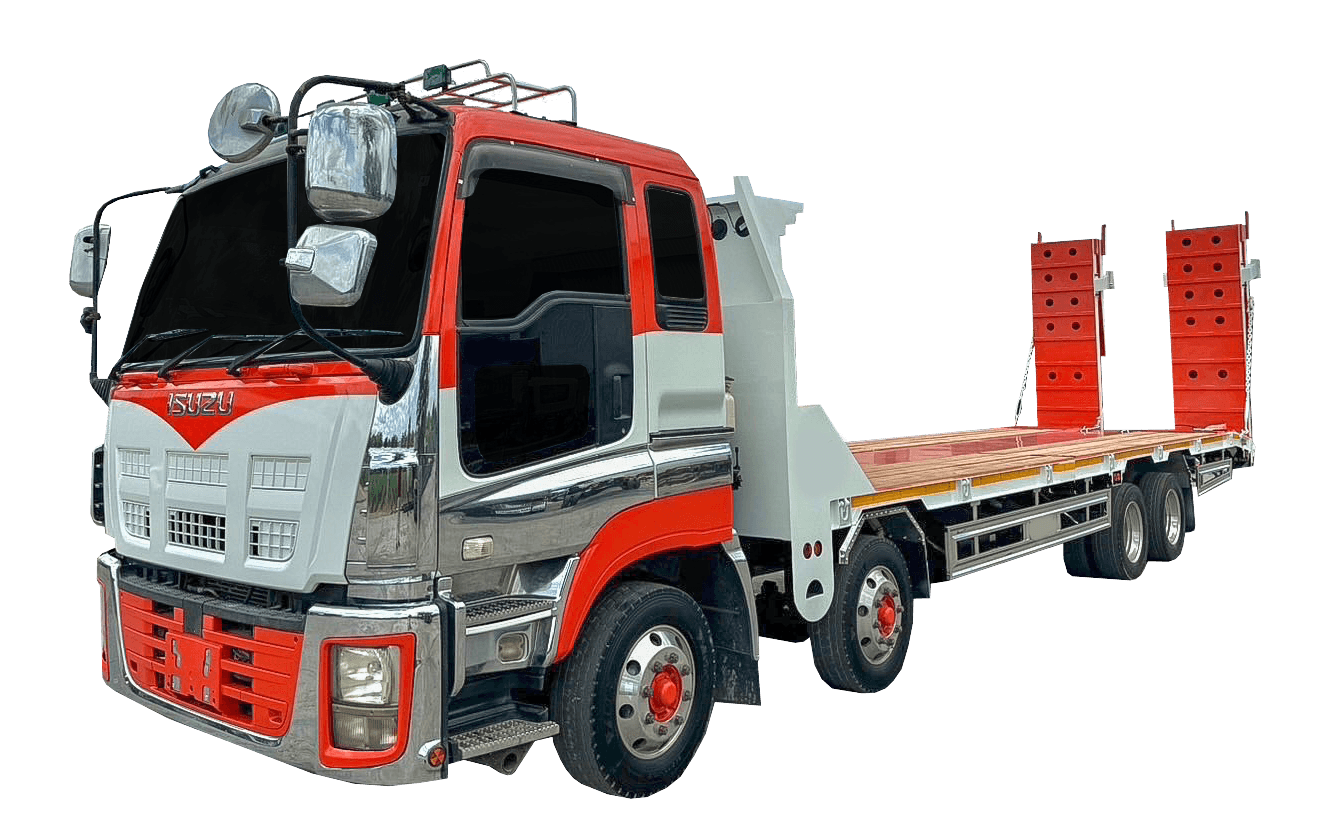 รถเทรลเลอร์แบบท้ายลาดชานต่ำ